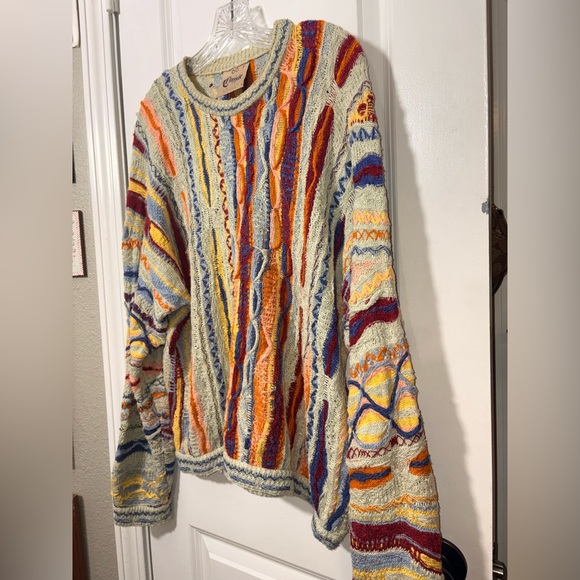 Vintage Early 1990s COOGI Australia Textured Knit Sweater - Picture 3 of 14